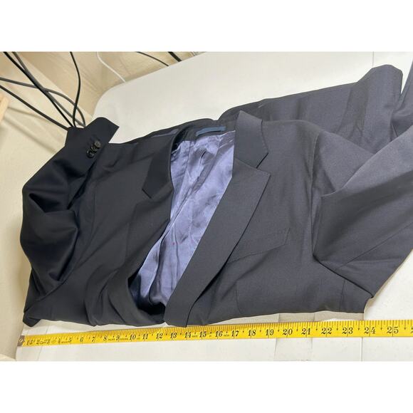 Suitsupply Suit Jacket Women US 12 44R Navy Cameron Wool Blend Blazer Office NWT - Picture 11 of 13